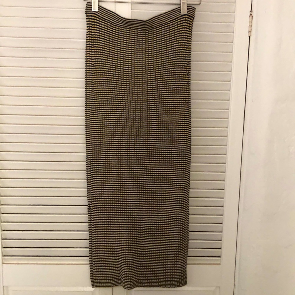 Theory sweater knit midi skirt